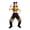 Gold, variant on Kids Sparkle Dance Outfit 2 Piece Hip Hop Dancing Sets Hip-hop Stage Performance Streetwear Burgundy 6