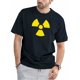 thumbnail image 1 of Camiseta con símbolo radiactivo, camiseta novedosa, camisetas de cuello redondo y manga corta, camisetas informales, 1 of 7