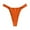 Orange, variant on Women's Briefs Bikini Underwear Pack of Thongs Women Satin Bikini Panties Lot Vs Thong Panties Womens Breathable Briefs for Women Seamless for Brief Orange S
