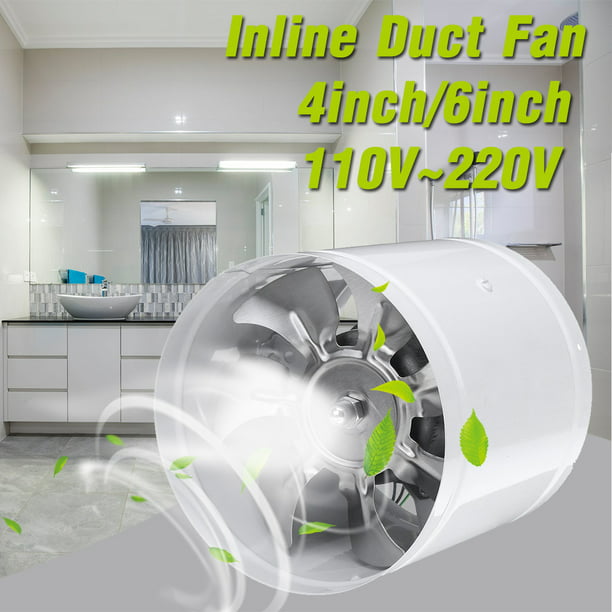 110v 4 6 25w Exhaust Fan Inline Duct Booster High Sd Silent Blower Air Fresh Bathroom Kitchen Ventilation System Com - How Much Is A Bathroom Fan Installation In Philippines
