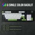 thumbnail image 5 of AULA F99 Pro, 99-Key, Wireless, Hot Swappable, Mechanical Gaming Keyboard, RGB, 5-Layer Padding, 8000 mAh Battery, Knob, 5 of 8