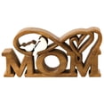 thumbnail image 3 of Decozen Home Decor Gifts for Mom – Acacia Wood Figurine, Mother’s Day Gift Ideas, Mom Birthday Gifts, Home Decor, Thoughtful Gifts for Mom, 1.5"D x 11"W x 5.5"H, 3 of 10