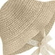 thumbnail image 4 of Sombrero de bebé, sombrero de paja, playa, encaje, correa de cadena, ala ancha, sombrero panamá para niños beige 48cm, 4 of 4