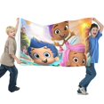 thumbnail image 2 of Bubble Guppies Bandera impresa con temática, regalo perfecto para fanáticos, amigos y familiares, y adecuada para actividades al aire libre e interiores, decoraciones de fiesta. 60*90CM, 2 of 6