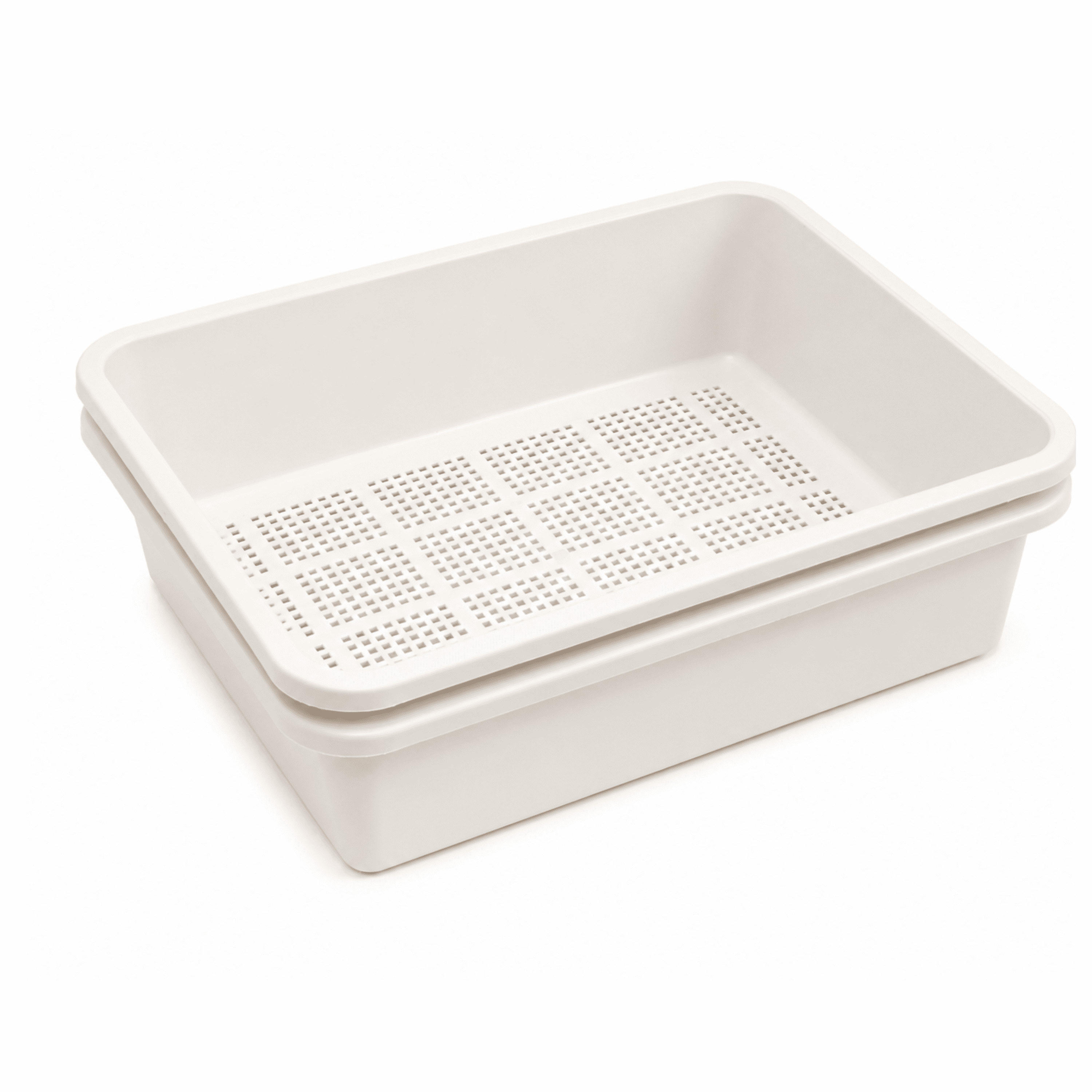Dr. Pol™ 2-Piece Pine Pellet Sifting Litter Box with Scoop