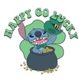 thumbnail image 2 of Mens Lilo & Stitch Go Happy Go Lucky T Shirt, 2 of 5