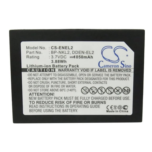 Battery for NIKON Coolpix 2500 3500 SQ 9904 BP-NKL2 DDEN-EL2 EN-EL2 1050mAh