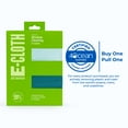 thumbnail image 3 of E-Cloth Window Cleaner Kit - Window and Glass Cleaning Cloth, Streak-Free Windows with just Water, Microfiber Towel Cleaning Kit for Windows, Car Windshield, Mirrors - Green, 3 of 5