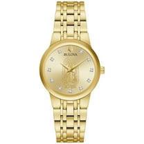 Bulova Women's Modern Our Lady of Guadalupe Diamond Dial Watch - 97P178