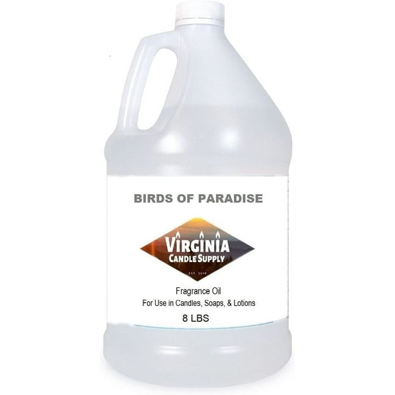 Birds of Paradise Fragrance Oil Our Version of The Brand Name 8 LB Bottle for Candle Making, Soap Making, Tart Making, Room Sprays, Lotions, Car Fresheners, Slime, Bath Bombs, Warmers