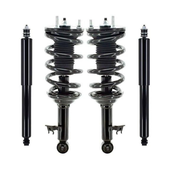 Set 4 Front Quick Complete Strut-Coil Spring-Rear Shock For 2005-2015 Toyota Tacoma Base RWD