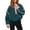 Dark Green, variant on Stichou Womens Sherpa Fleece Sweatshirts Half Zip Pullover Oversized Mockneck Parke Sweatshirt Jacket Warm Fuzzy Sweater Khaki S