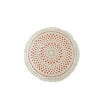 The Pioneer Woman Polyester Contemporary Round Decorative Pillow, 18" x 18", Red