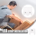thumbnail image 3 of Shisuyan 100pcs Led Light Clip One Side Fixing Rope Light Fixing Clip Led Light Hanger, 3 of 9