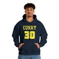 thumbnail image 3 of Karibou Tshirt Basketball #30 - Unisex Heavy Blend™ Hooded Sweatshirt, 3 of 4