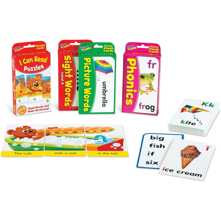 Subtraction Flash Cards - 56 Math Learning Cards For Kids Ages 6-7