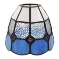 thumbnail image 1 of BESTYASH Pantalla De Cristal Azul Para Colgante E27 Con Ambiente Retro Y Difusión De Cálida, 1 of 7
