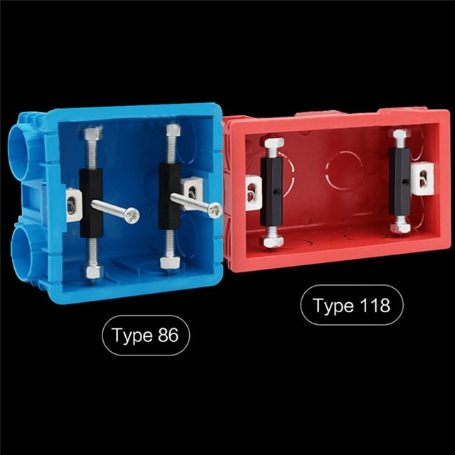 Kit de Tige de Support de Vis de Cassette Kits de Tige de Support de Dispositif de Réparation Résistant à la Rouille Réglables pour Interrupteur Mural