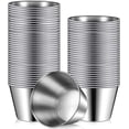 thumbnail image 1 of Potchen 60 Pcs Stainless Steel Sauce Cups Bulk, 2.5 Oz Metal Ramekins Dipping Sauce Cups Condiment Bowls Reusable Stackable Round Individual Dipping Bowls Mini Containers for Kitchen Restaurant, 1 of 7
