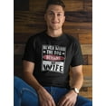 thumbnail image 2 of Beware The Wife T-Shirt Men -Smartprints Designs, Male Small, 2 of 4