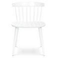 thumbnail image 4 of Pemberly Row Contemporary 17" Mid-Century Plastic Dining Chair in White, 4 of 7