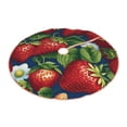 thumbnail image 2 of Kll Strawberry2 Christmas Tree Skirt 36",Party Decorations Farmhouse For Christmas Decorations Holiday Party, 2 of 8