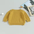 thumbnail image 3 of Baby Girl Boy Knit Pullover Sweater Fall Winter Warm Sweatshirt Tops with Pocket, 3 of 6