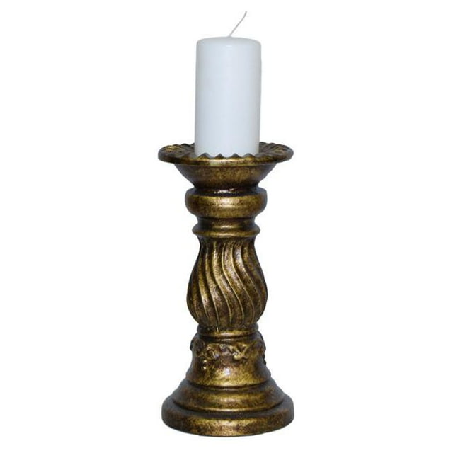 Short Swirl Candle Stick, Etineene Gold