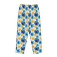 thumbnail image 5 of Naloa Circular Print Women’s Ultra-Soft Comfy Pajama Lounge Pants with Pockets & Drawstring, 5 of 8