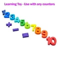 thumbnail image 4 of Skoolzy Rainbow Wooden Numbers Puzzle Juego de 13 piezas - Los niños pueden aprender a sumar restar Contar educativo Matemáticas Montessori Juguetes para niños pequeños Bloques de aprendizaje de jugue, 4 of 5