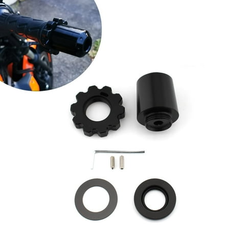 NS Throttle Lock Cruise Control  Clamp End Bar Fit Kawasaki Vulcan 500 1500 Black