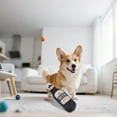 thumbnail image 6 of Kraoden Furry Vodka Whiskey Bottle Dog Chew Toy, Stuffed Squeaky Teething Toy for Dogs, Ideal for Chewing and Teeth Grinding, Plush Wine Bottle Design, 6 of 6