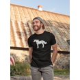 thumbnail image 2 of Unicorn Element Men Black T-Shirt, Male Medium, 2 of 4
