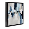 thumbnail image 3 of Stupell Industries Soft Situation Blue Abstract Black Framed Floater Canvas Wall Art design by Annabelle Hall, 25 x 25, 3 of 9