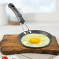 thumbnail image 4 of MesaSe Electric Mini Frying Pan with Wood Handle  Poached Egg Skillet  Small Wok Kitchen Cooker  Compact Size for Efficient Cooking  Non-Stick Cooking Surface for Easy Food Release  Versa, 4 of 9