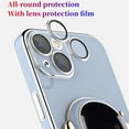 thumbnail image 6 of Creative Cute Astronaut Bracket TPU Phone case with Camera Protective Film for iPhone 14 13 12 11 8 7 6 S X XS XR Plus Pro Max Mini Popular Shockproof Protective Back Cover(Blue,13 Pro), 6 of 8