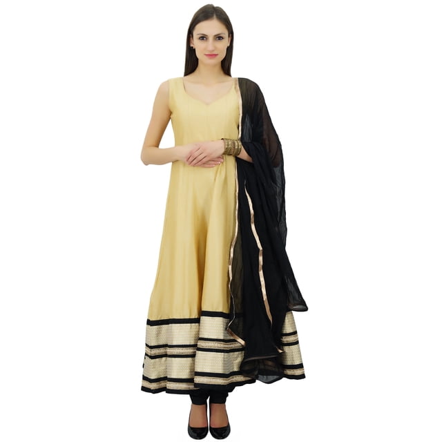 Atasi Ensemble Anarkali Salwar Kameez de Designer pour Femme avec Robe Indienne Dupatta
