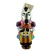 Holiday Ornament ZEBRA MUSICIAN DRUMMER Glass Abigail Music V25071AC