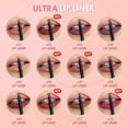 thumbnail image 3 of Lápiz Delineador de labios mate resistente al agua, tinte de contorno rojo, lápiz labial de larga duración, taza antiadherente, maquillaje de labios hidratante, 12 colores, 3 of 4