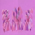thumbnail image 1 of Ahgly Company Machine Washable Indoor Square Transitional Violet Purple Area Rugs, 5' Square, 1 of 7