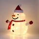 thumbnail image 3 of Brillante Muñeco Nieve 40 Luces LED Brillantes Adornos Navideños Iluminados 8 Modos Sincronización, 3 of 9