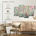 thumbnail image 4 of Elephant Stock Dancing Sakura Tree Wall Art - Horizontal Multi Panel Canvas - Living Room Wall Decor - Abstract Multi Panel - Pink And Blue Decor By Ann Marie Coolick - 24" x 14", 4 of 4