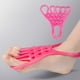 thumbnail image 5 of Camilla Para Dedos Del Pie, Cinturón Elástico Para Masaje Con Punto De Protuberancia Rosa Que Reduce La Carga Del Pie Para Aliviar El Dolor De Pies, 5 of 7