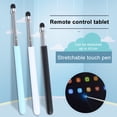 thumbnail image 2 of Hioecau Telescopic Metal Teaching Pointer Universal Touchscreen Stylus High Sensitivity Portable Felt Tip Stylus Pen for Online Class Whiteboard Large Screen, 2 of 8