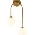 thumbnail image 1 of 2-Light Glass Globe Decorative Wall Lamp Vanity Light A Warm Light, 1 of 5