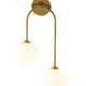 thumbnail image 1 of 2-Light Glass Globe Decorative Wall Lamp Vanity Light A Warm Light, 1 of 5