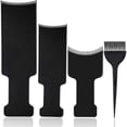 thumbnail image 1 of Juego de 4 tableros para resaltar y brochas, 3 paletas de tablero de peine con parte superior plana y 1 cepillo para teñir el cabello para tintes de cabello y usos de salón (negro) Vhermosa WRJM-313, 1 of 4