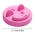 thumbnail image 2 of 40Oz Cup Lid, Water Cup Lid, Leak Proof Multi-Functional Silicone Cup Lid For Stanley 40Oz Tumbler, Leakproof Replacement Lid With Flip Design, Suitable For Daily Use & Outdoor, 2 of 5