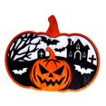 thumbnail image 3 of Adorno de calabaza colgante, recorte de madera ligero, adorno decorativo espeluznante Estilo A, 3 of 9