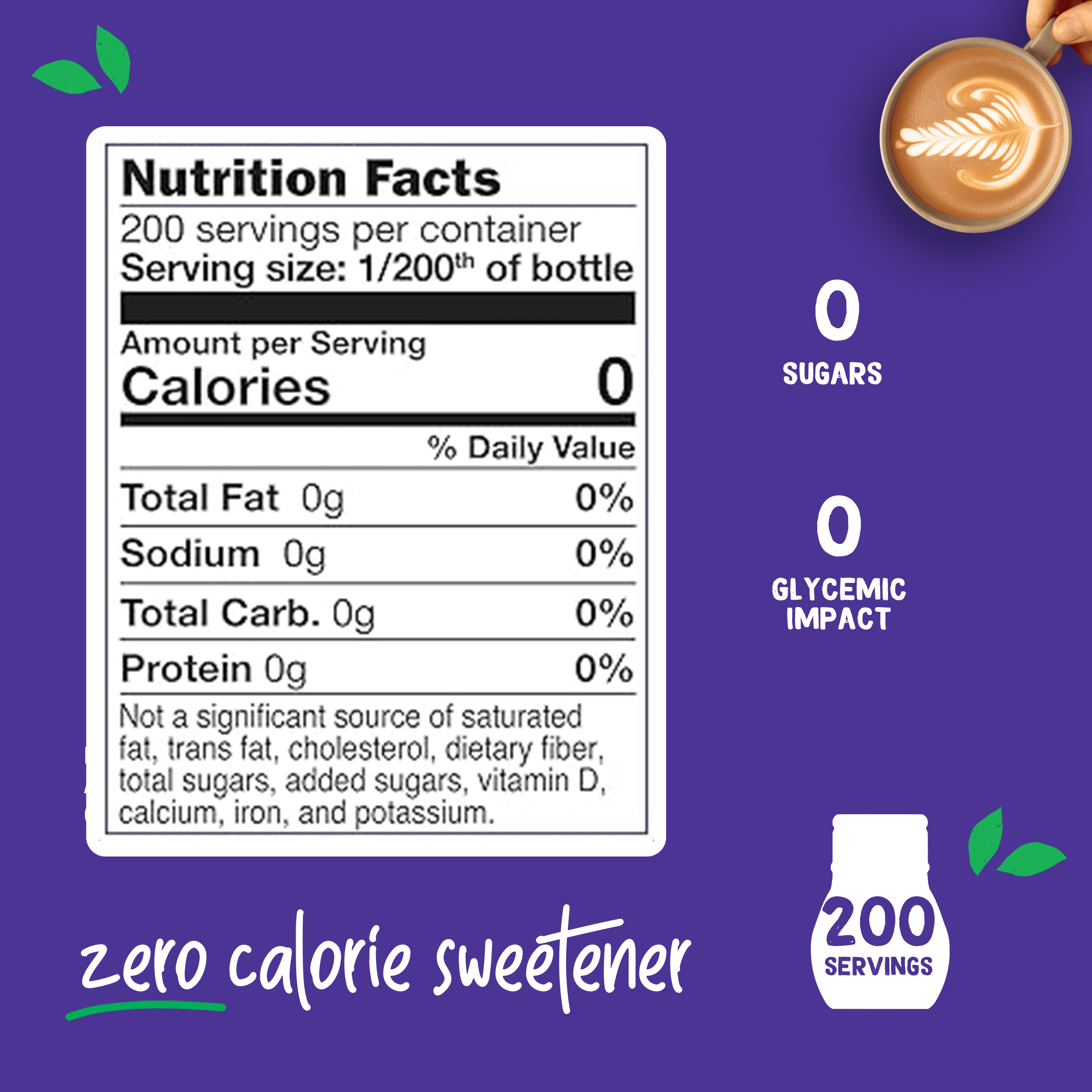 Pyure Organic Liquid Stevia Extract Sweetener – Zero Calorie, Sugar Free, Keto Friendly, Plant-Based Sugar Substitute – Non-GMO, Diabetic Friendly, Zero Carb, No Aftertaste – Simply Sweet – 1.8 fl oz